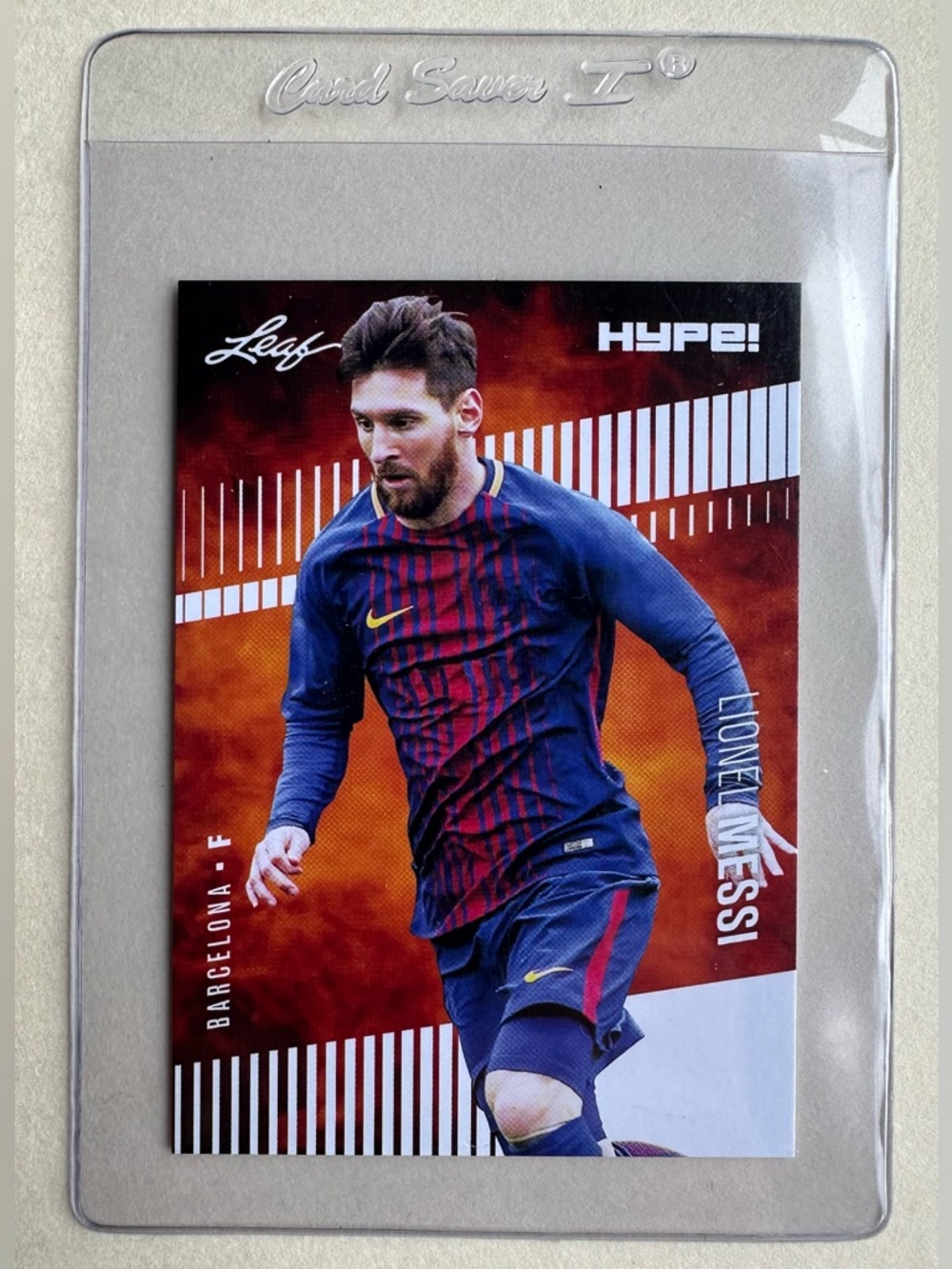 2020 Leaf HYPE! Lionel Messi #46 Barcelona GOAT Miami NM
